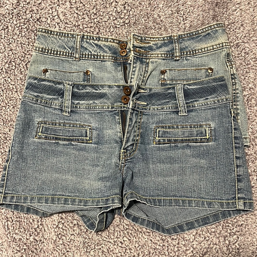 Bongo juniors Jean shorts. Size 3. Two shorts.
